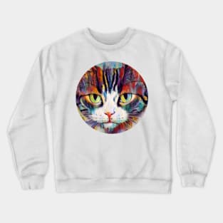 Furry floppy cat Crewneck Sweatshirt